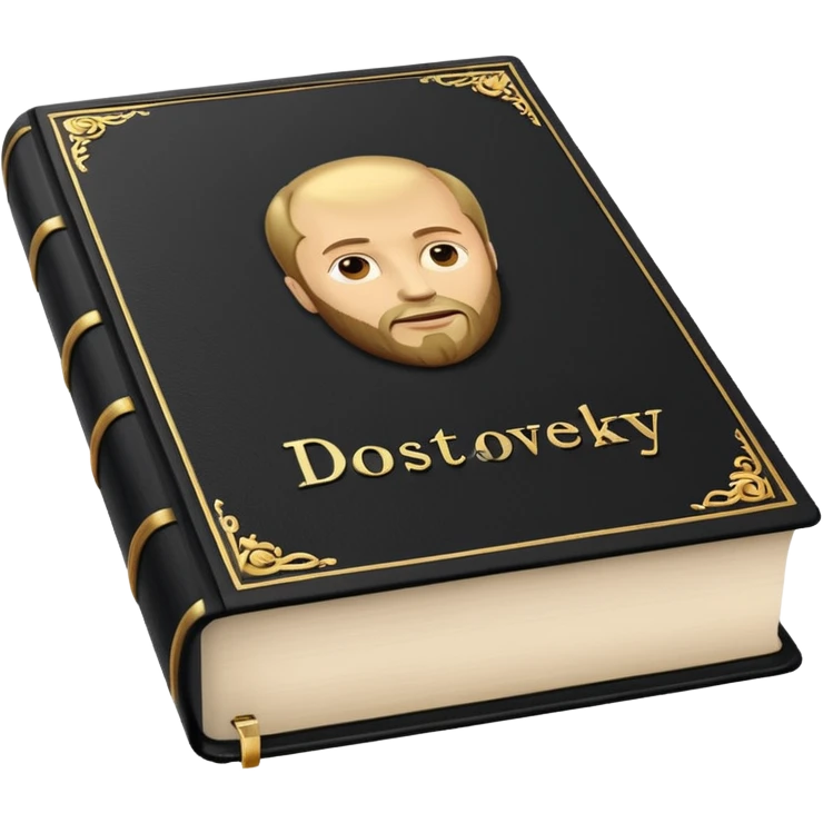 Dostoyevsky book emoji