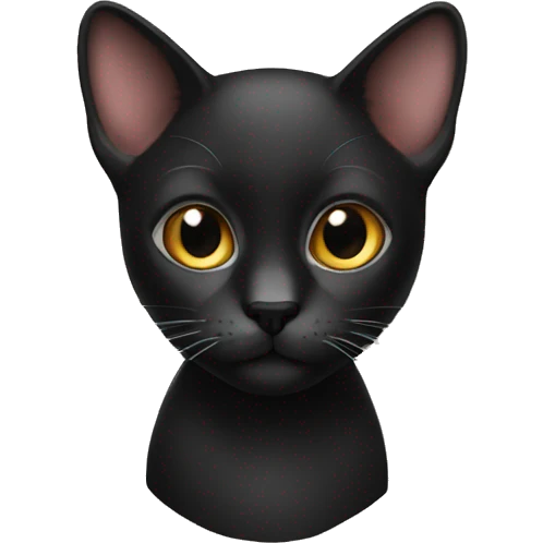 Gato negro  emoji