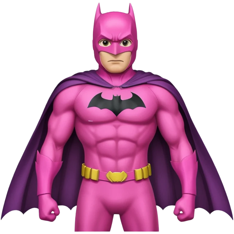 Pink batman emoji
