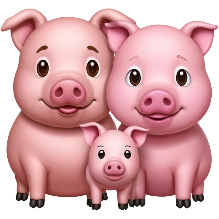 Dog and pig  emoji