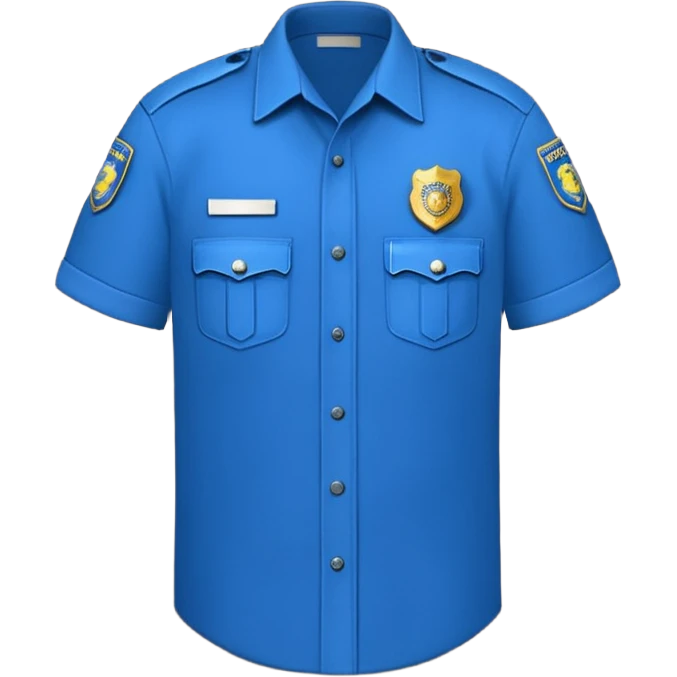 police shirt emoji
