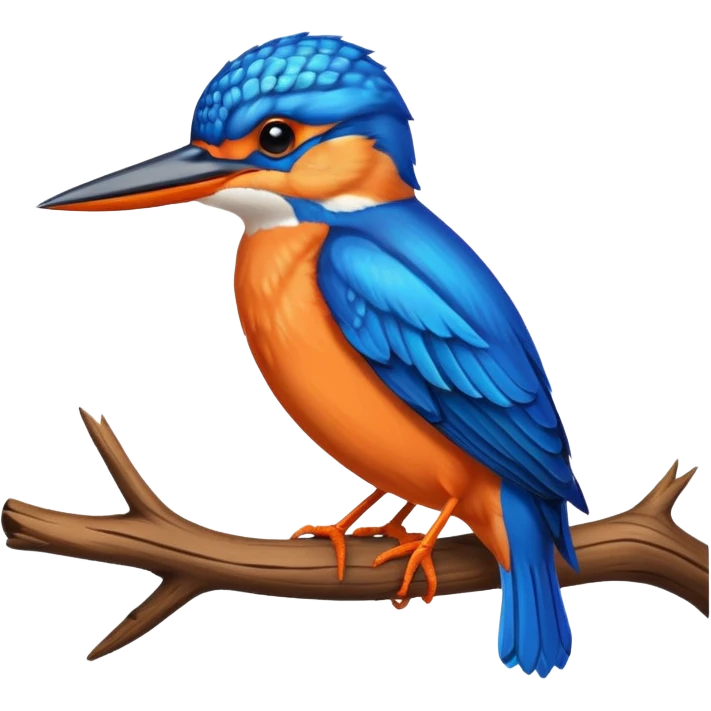 create a Blue Kingfisher emoji for copy paste emoji