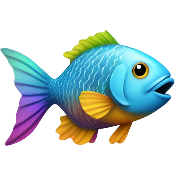 Fish with pants emoji