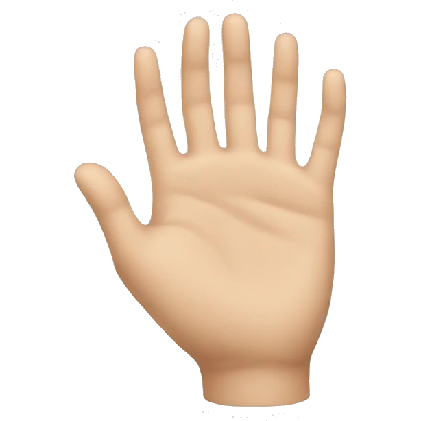 Hand emoji