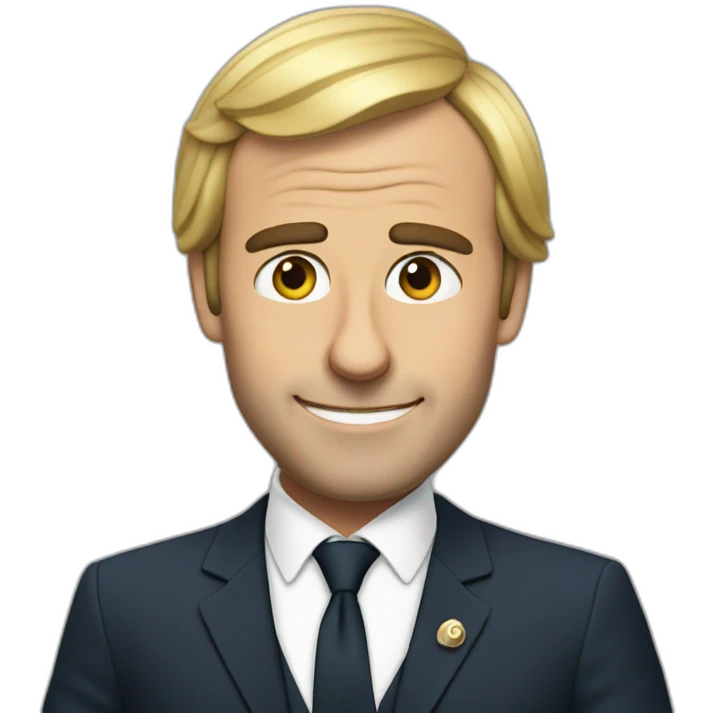 macron drunk emoji