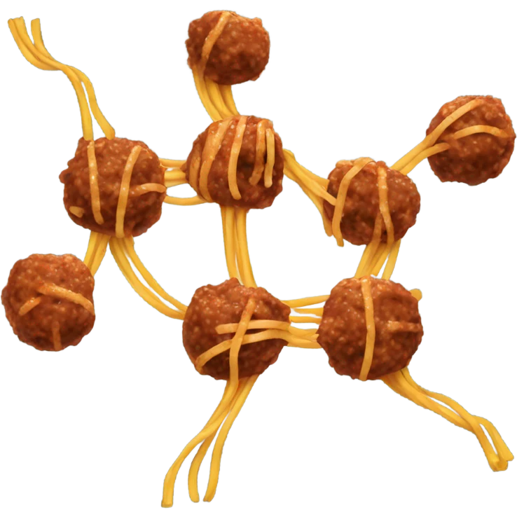 spaghetti and meatballs emoji