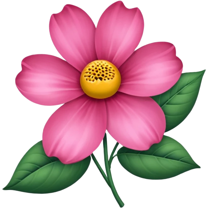 silk flower emoji