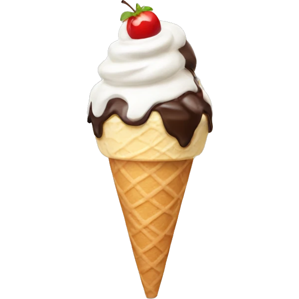 ice cream sundae emoji