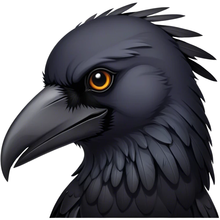 plague crow emoji