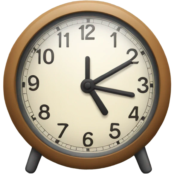 a clock from 9 am to 5 pm emoji