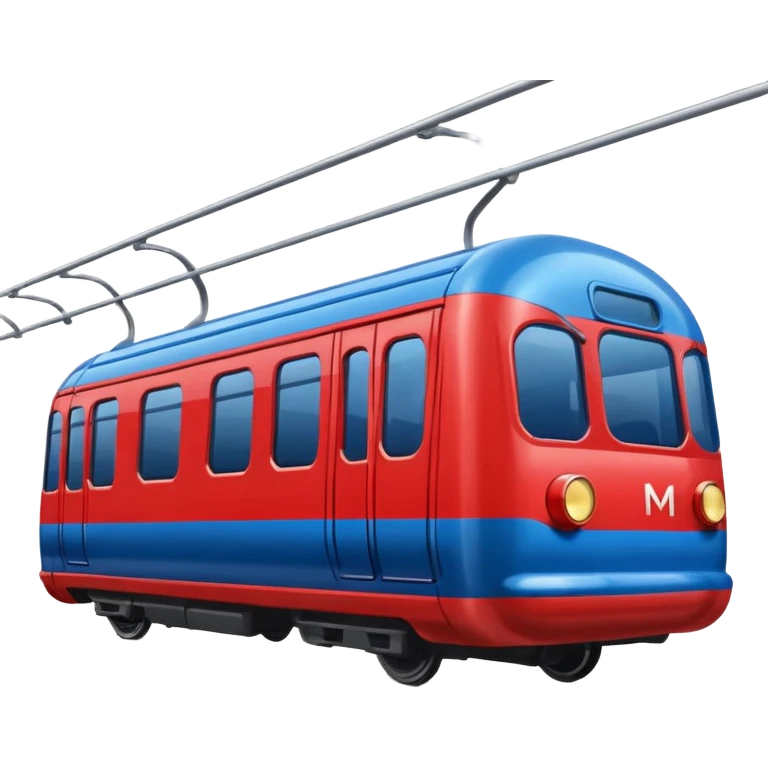 Moscow metro car from the outside emoji