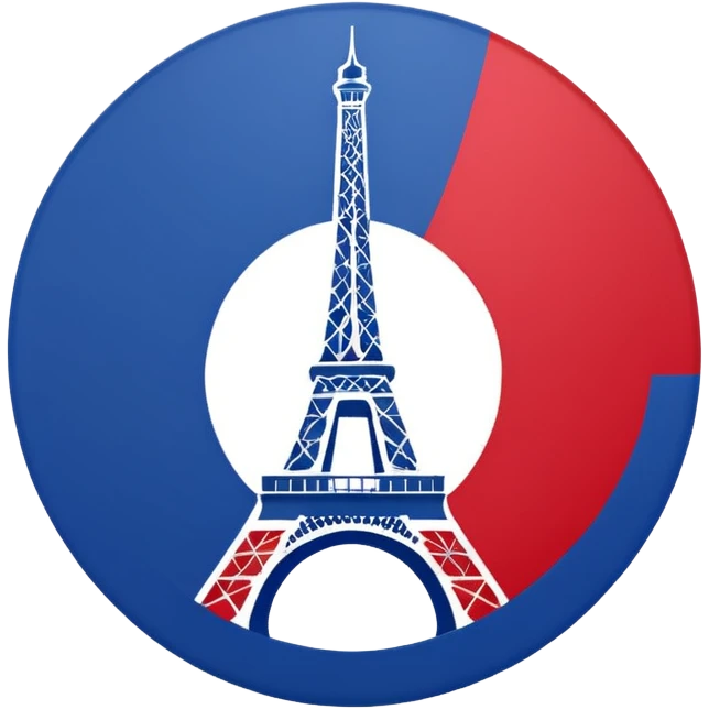 create a PSG Club logo emoji emoji