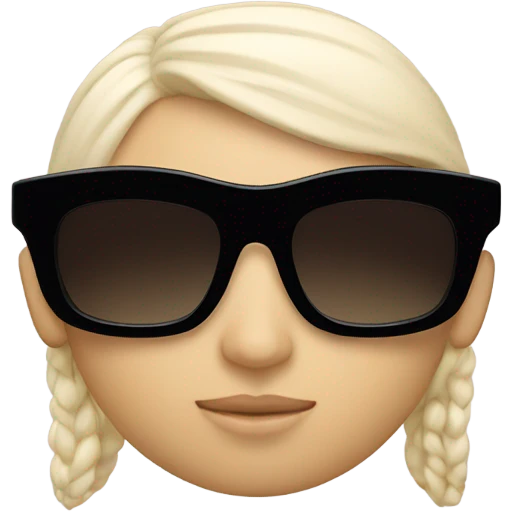 Black prada sunglasses  emoji