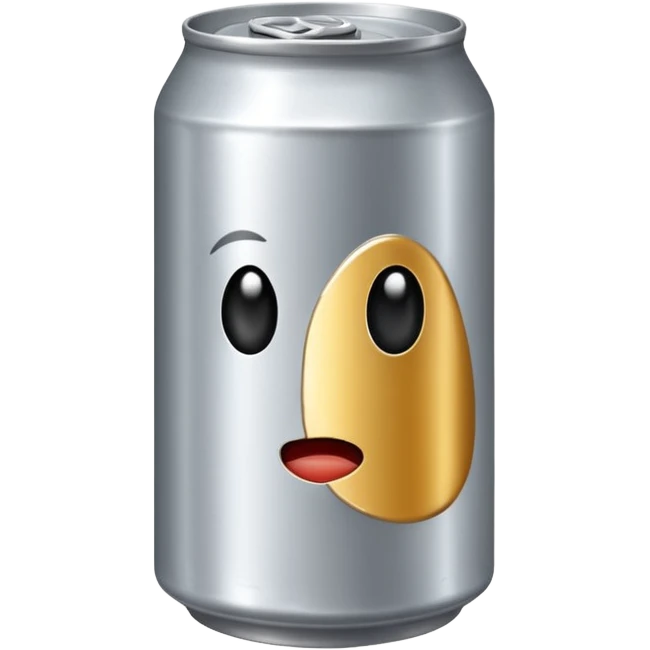 Un fut métallique de bière emoji