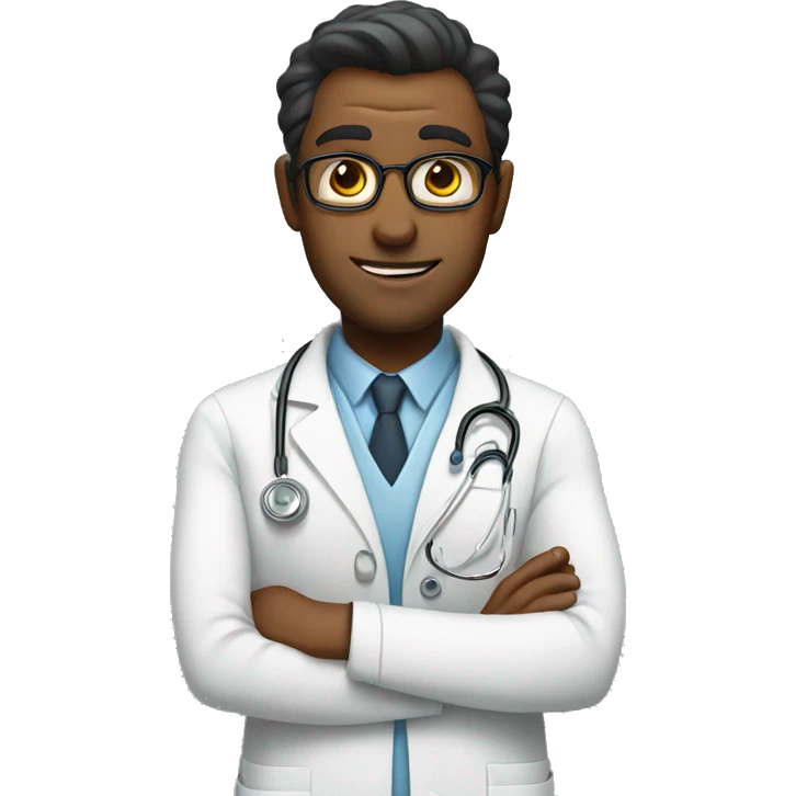 doctor with a smirk emoji