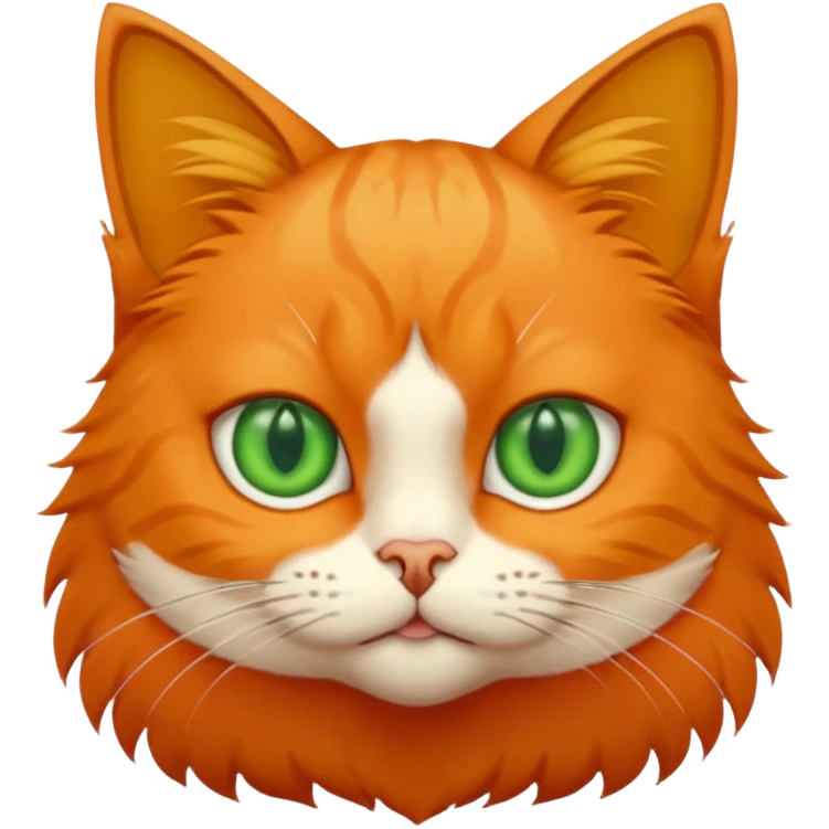 cat giving a warning emoji