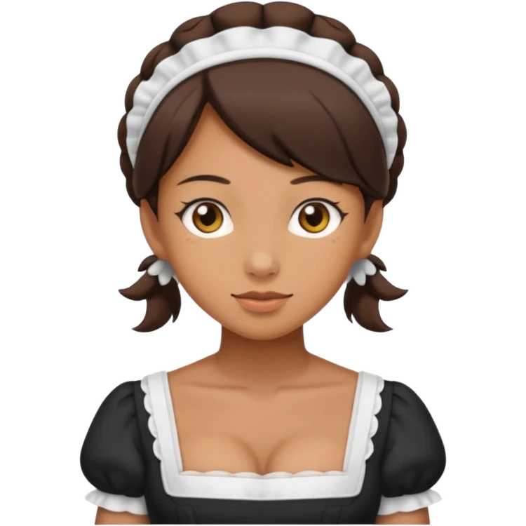 maid with bare breasts size 6 emoji