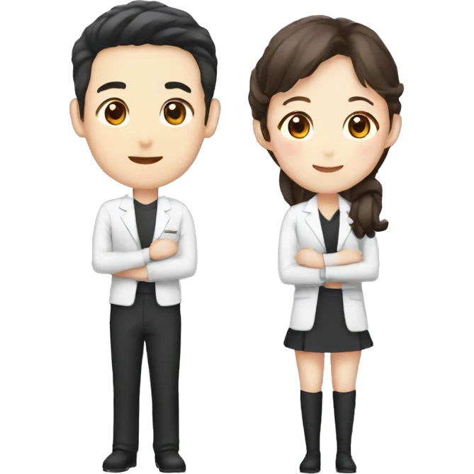 cafe staff with 앞치마, professional, baristar emoji