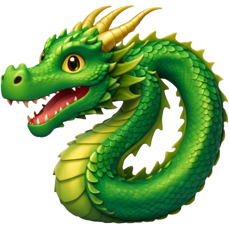 D shaped dragan emoj emoji