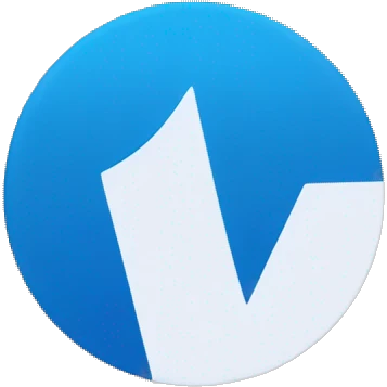 Blue circle with a white tick in it emoji
