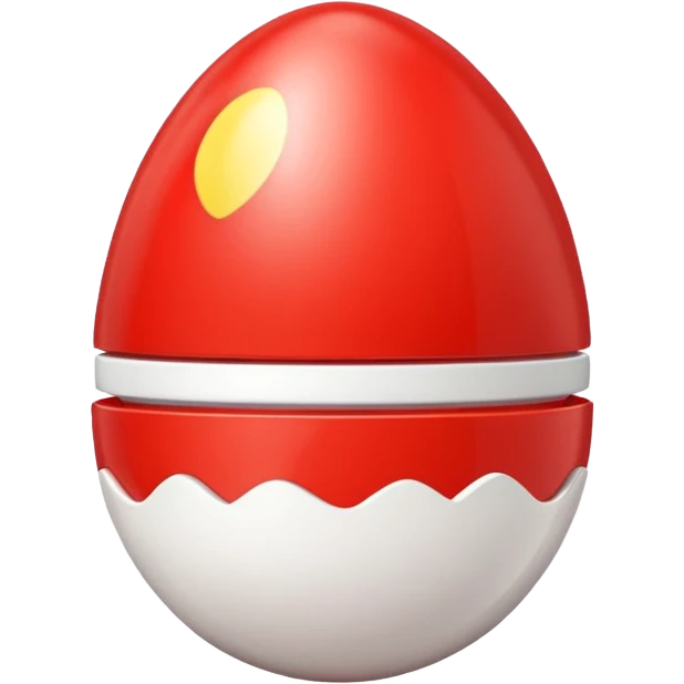 Kinder surprise red and white  emoji