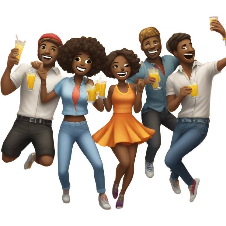Partying at the Club emoji