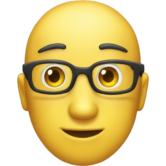 Generic yellow emoji facing to the side but looking at you from the side of it’s eye  emoji