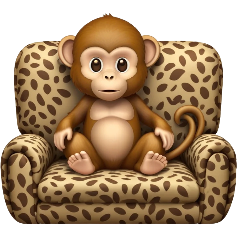 Monkey sitting on a couch  emoji