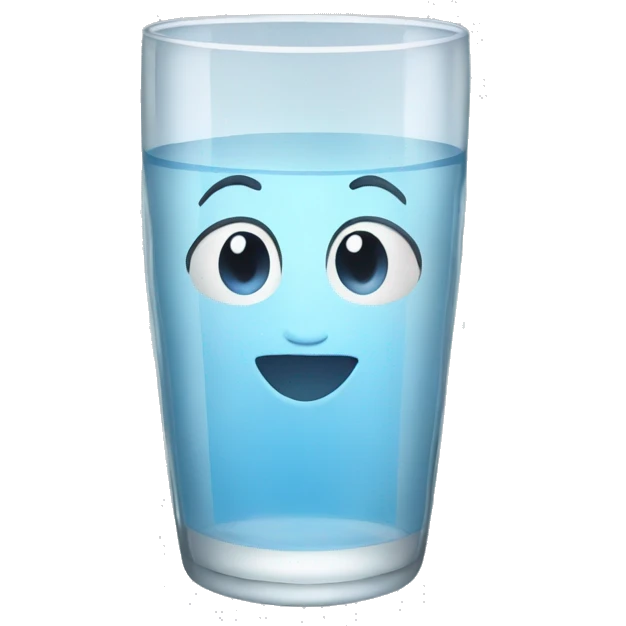Water glass emoji