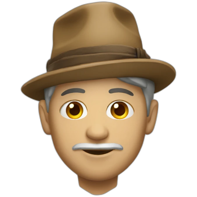 Chat avec chapeau emoji