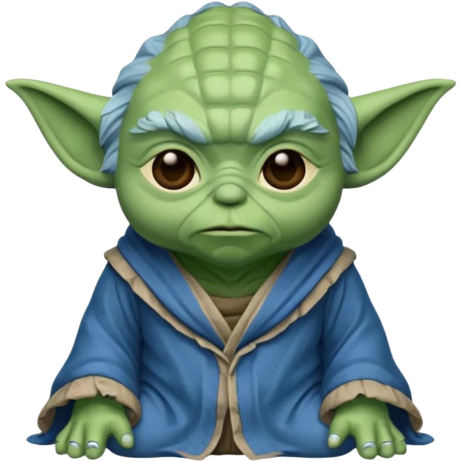 blue yoda emoji