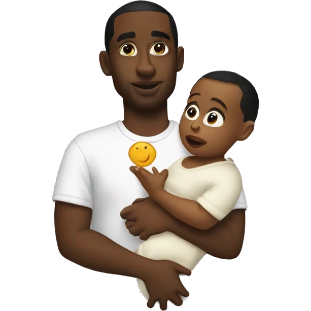Pdiddy with baby holding a baby ool emoji