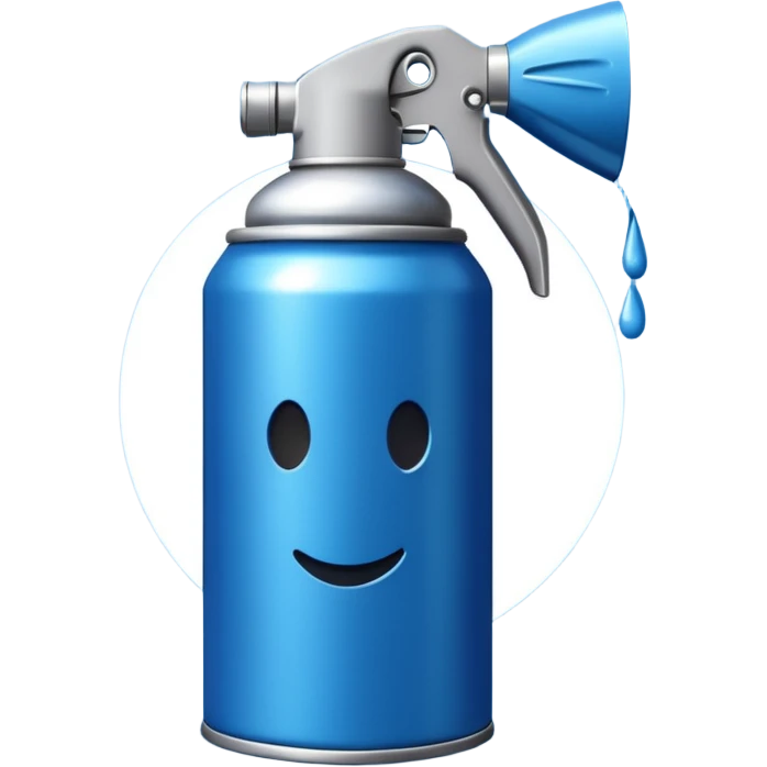 blue Spray Paint Can emoji