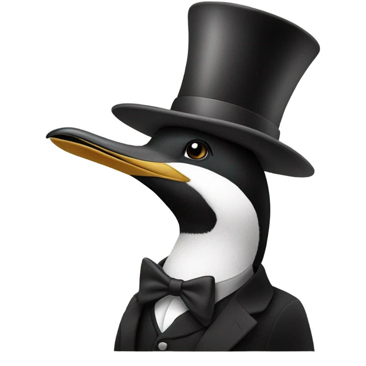 Loonwith a top hat emoji