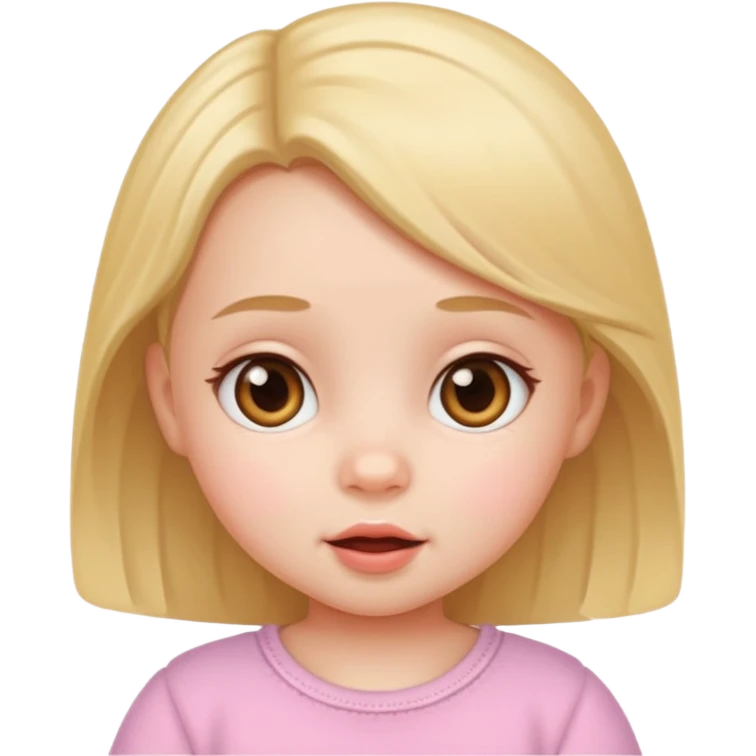 Cute girl baby cute emoji