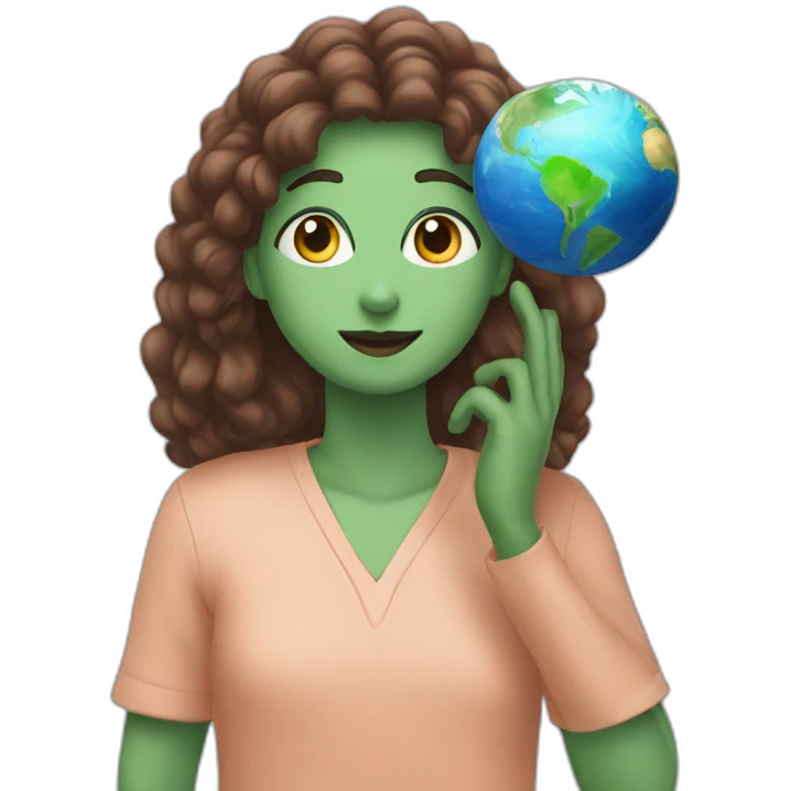 taking care of planet earth emoji