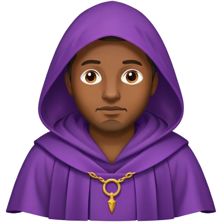 Un nazareno de semana santa  emoji