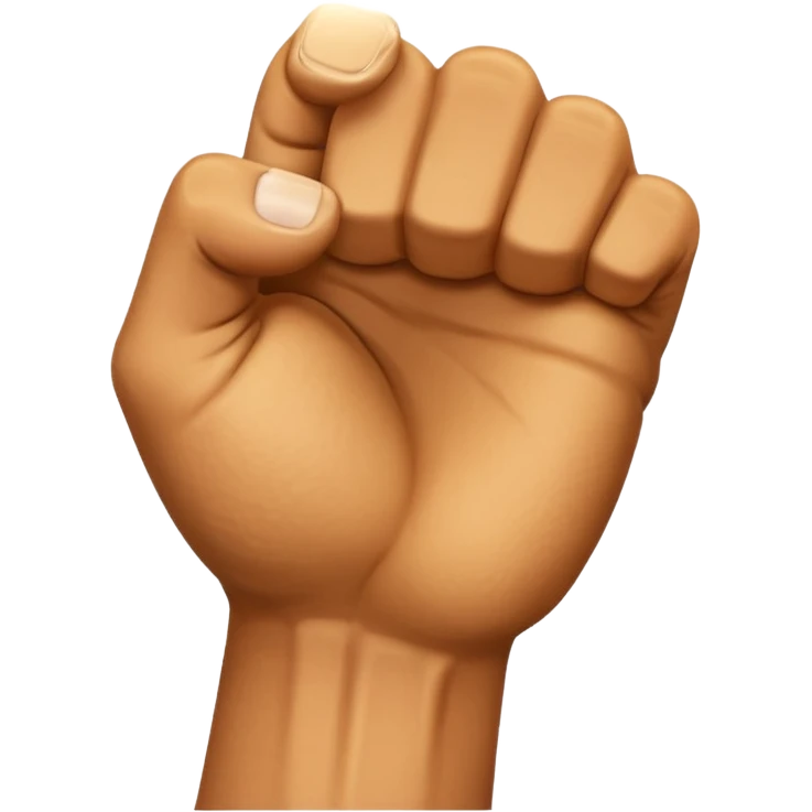 hand in a fist, side view emoji