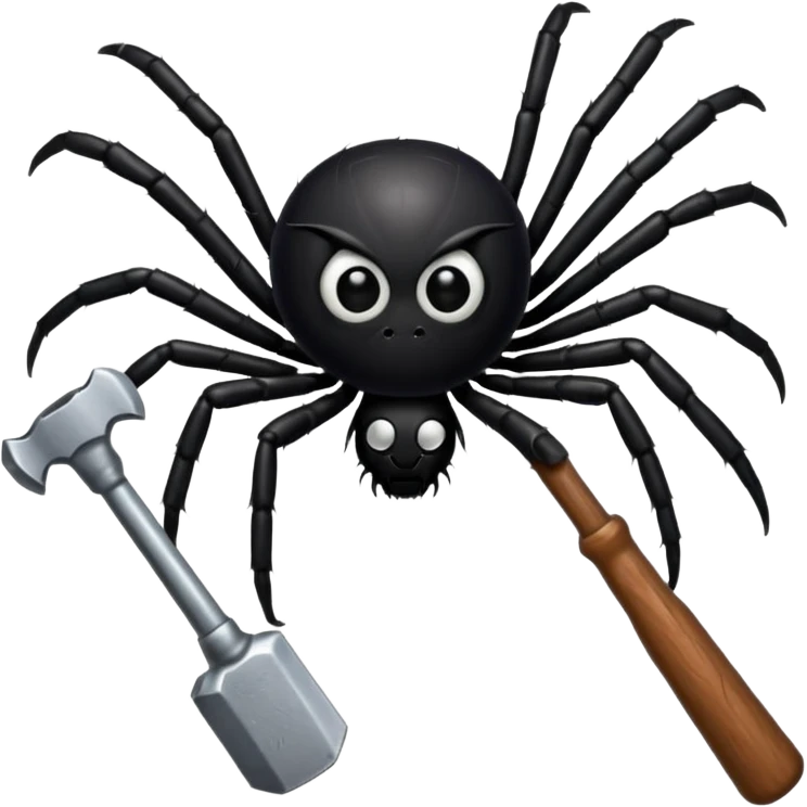 Spider with a hammer emoji