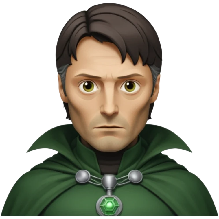 Mads Mikkelsen as Doctor Victor von Doom No mask emoji