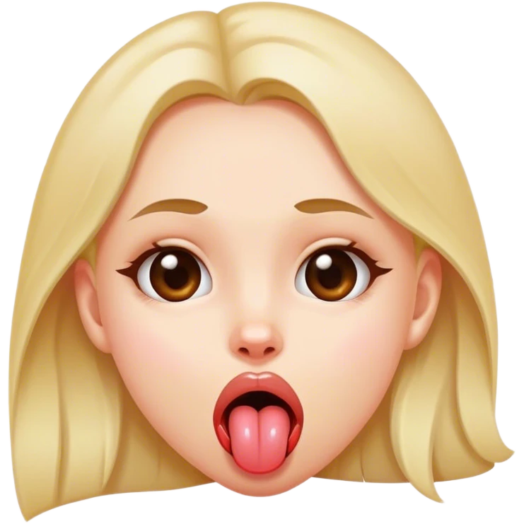 girl sticking her tongue out  emoji
