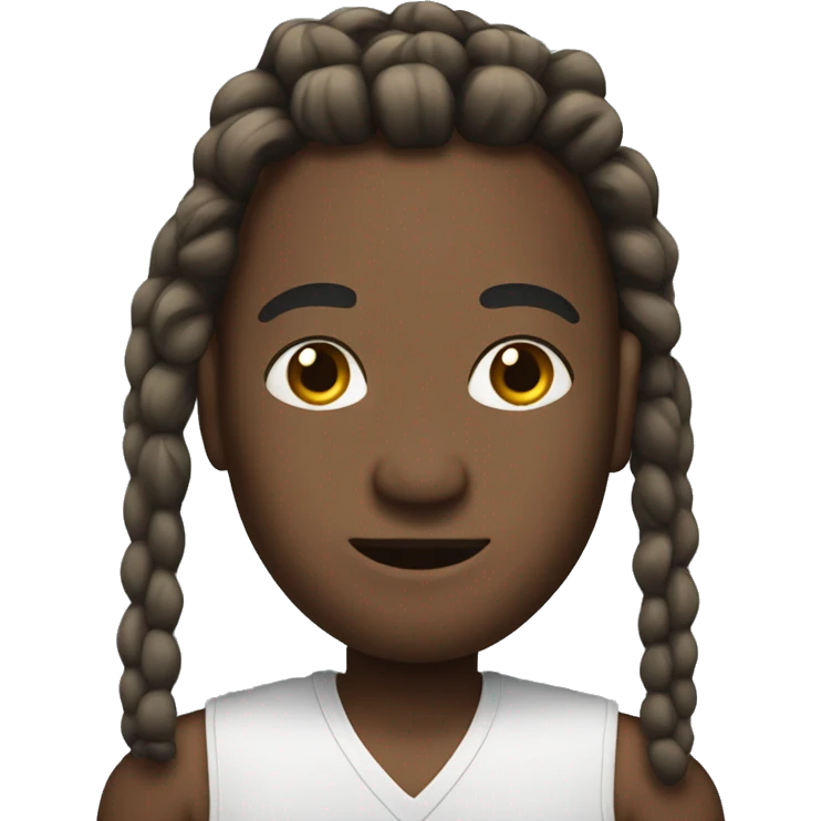 Nepe with cornrows emoji