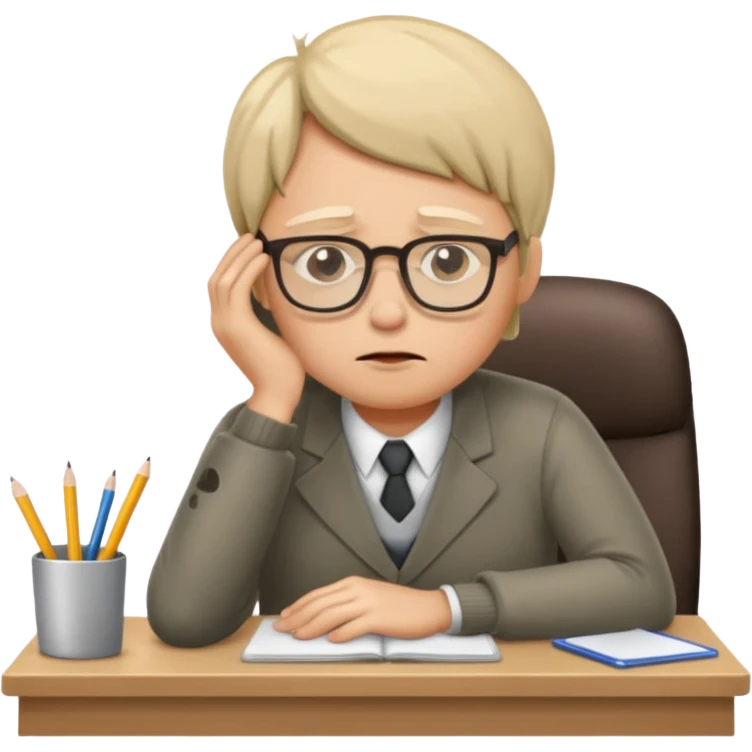 fell asleep at work emoji