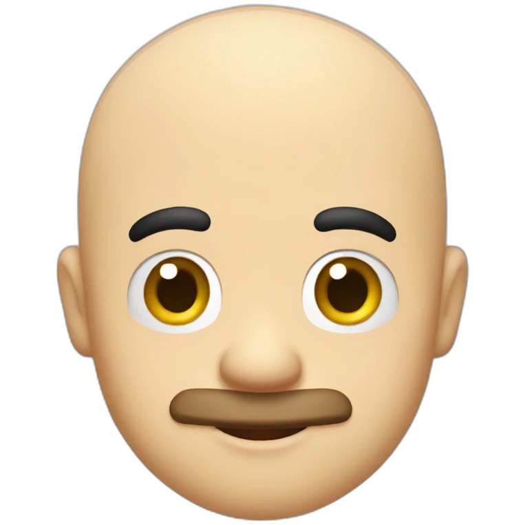 Bald Mario emoji