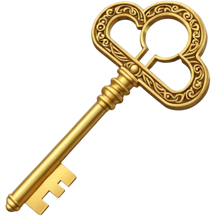 gold key emoji