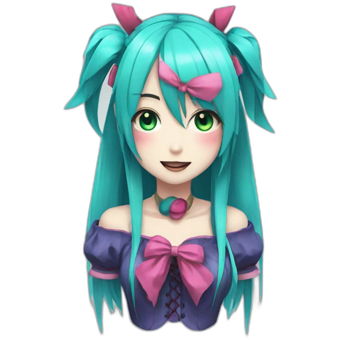 Сlown-miku emoji