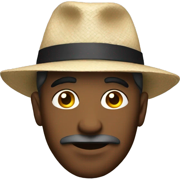 man bold hat emoji