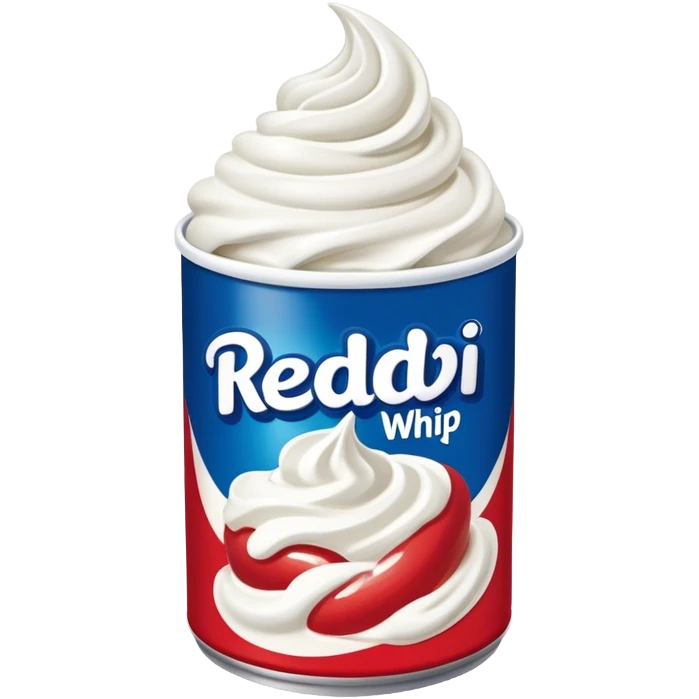 whipped cream reddi whip emoji