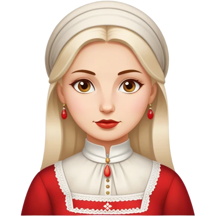 traditional polish european woman modern emoji