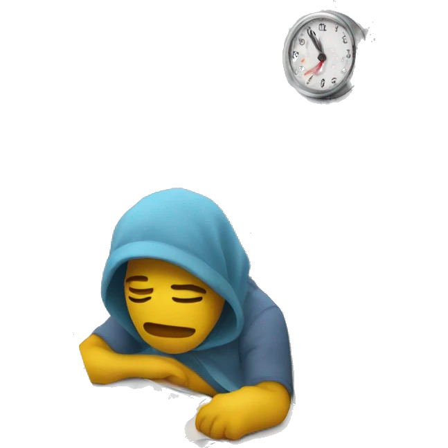 Working from home sick emoji